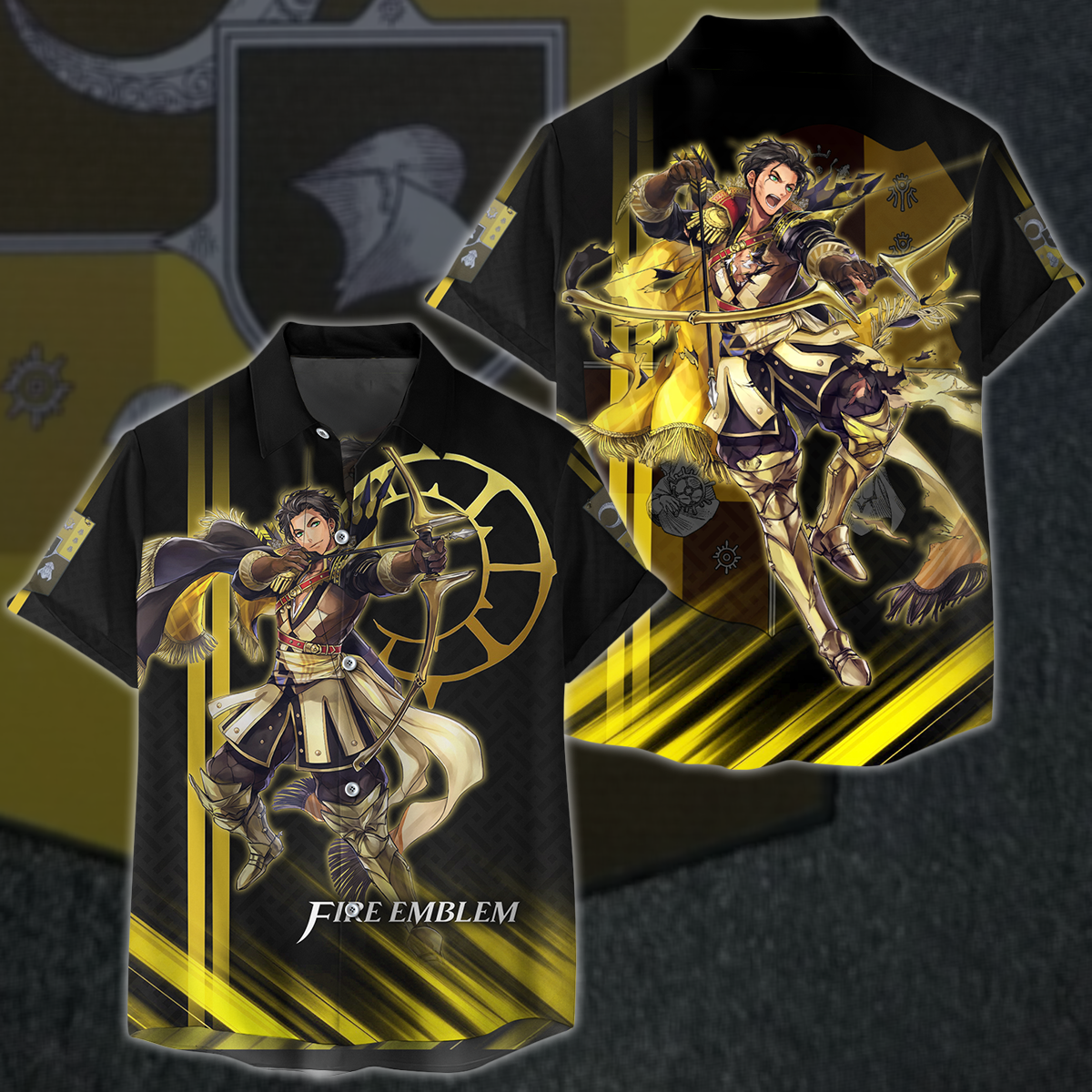 Fire Emblem Claude von Riegan Video Game 3D All Over Printed T-shirt Tank Top Zip Hoodie Pullover Hoodie Hawaiian Shirt Beach Shorts Jogger Hawaiian Shirt S