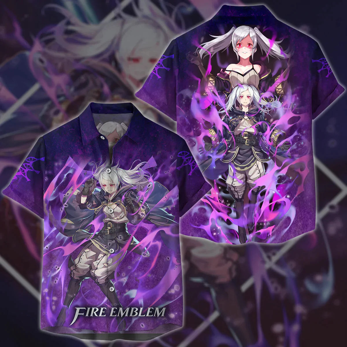Fire Emblem Video Game 3D All Over Print T-shirt Tank Top Zip Hoodie Pullover Hoodie Hawaiian Shirt Beach Shorts Jogger Hawaiian Shirt S