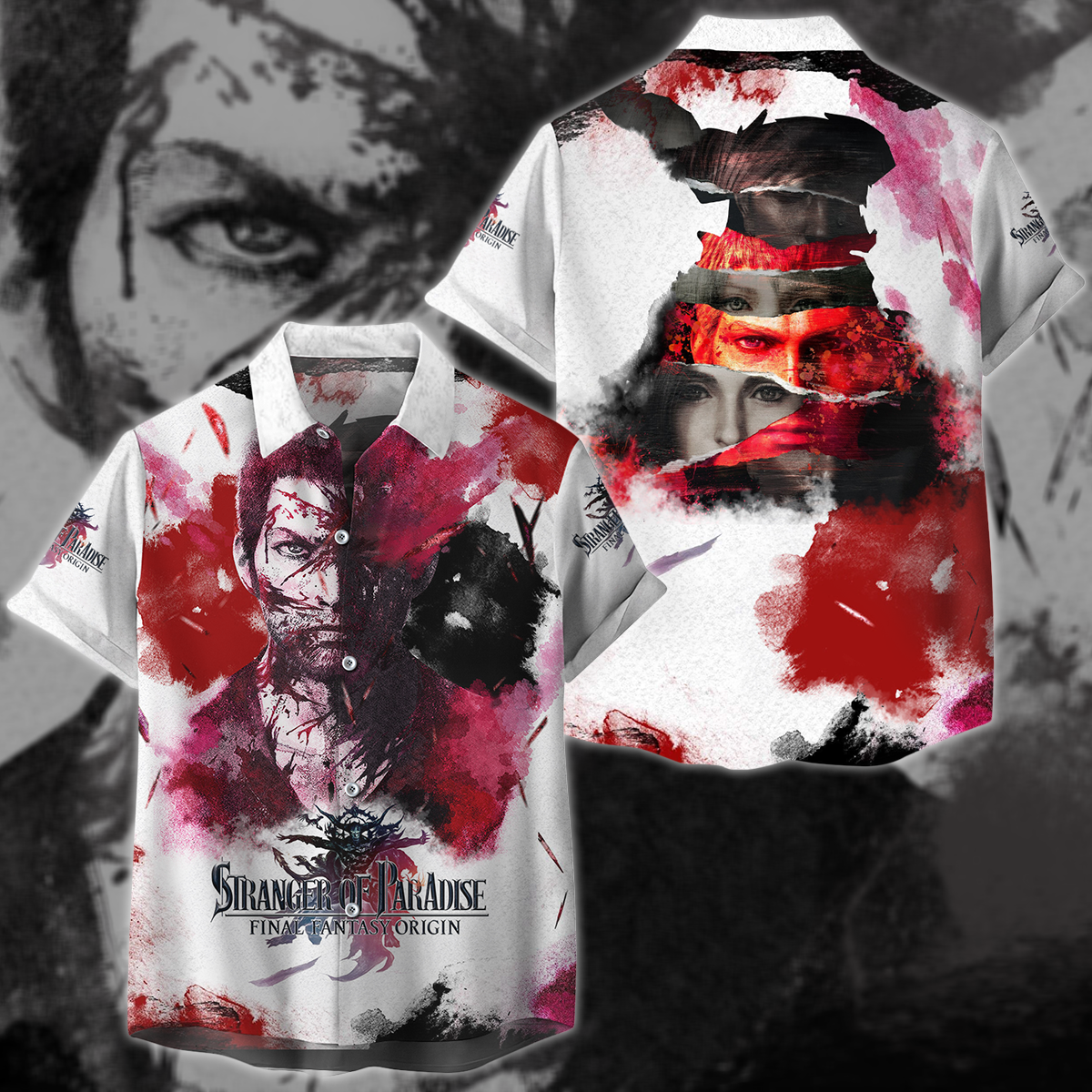 Stranger of Paradise: Final Fantasy Origin Video Game 3D All Over Printed T-shirt Tank Top Zip Hoodie Pullover Hoodie Hawaiian Shirt Beach Shorts Jogger Hawaiian Shirt S
