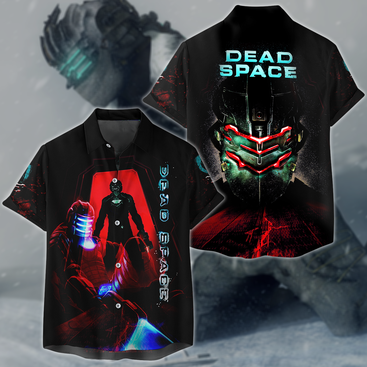 Dead Space Video Game 3D All Over Print T-shirt Tank Top Zip Hoodie Pullover Hoodie Hawaiian Shirt Beach Shorts Jogger Hawaiian Shirt S