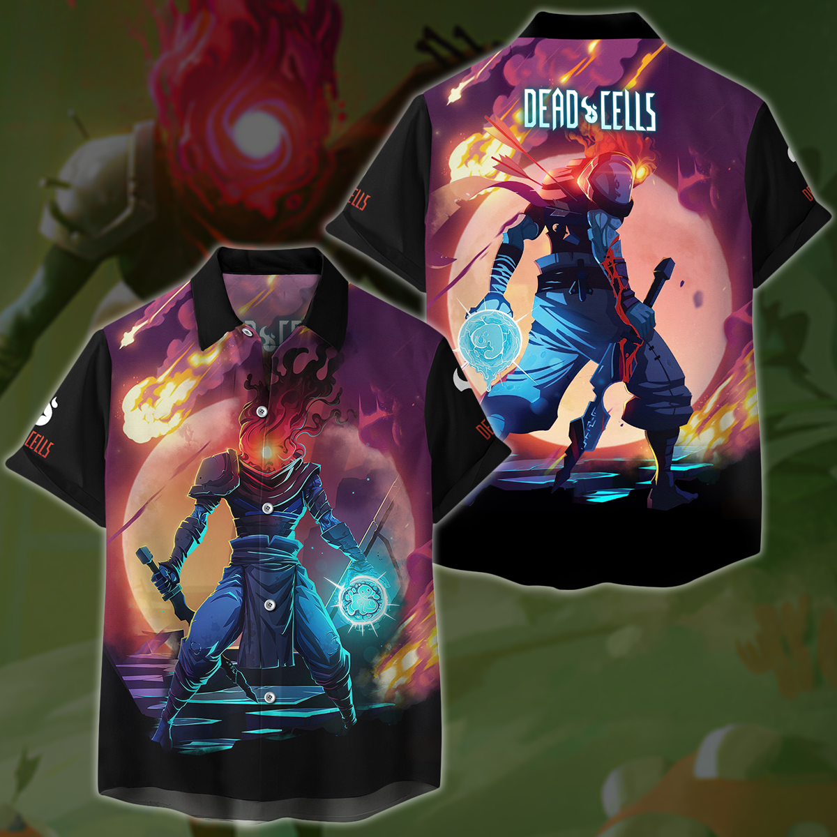 Dead Cells Video Game 3D All Over Printed T-shirt Tank Top Zip Hoodie Pullover Hoodie Hawaiian Shirt Beach Shorts Jogger Hawaiian Shirt S