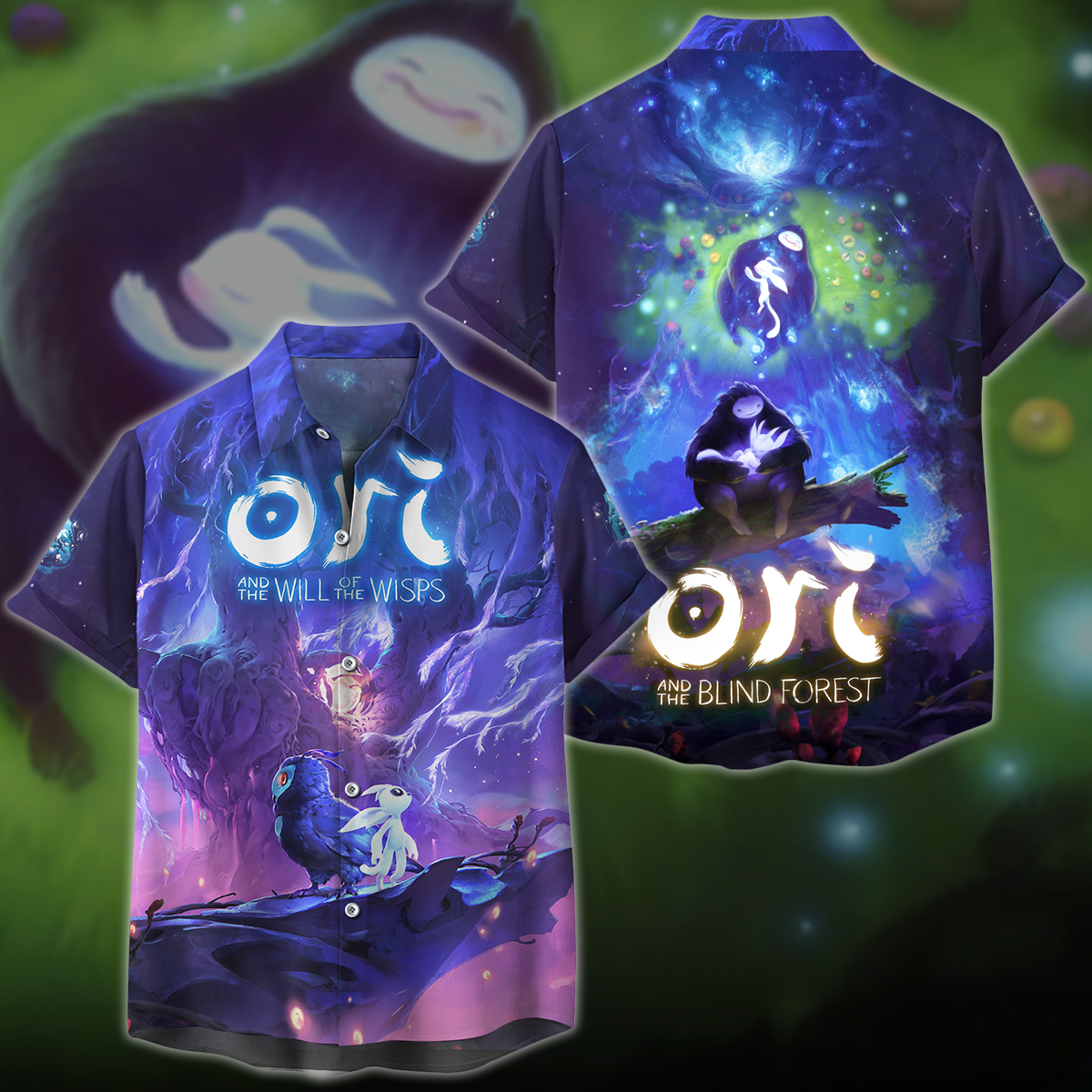 Ori and the Blind Forest Video Game 3D All Over Printed T-shirt Tank Top Zip Hoodie Pullover Hoodie Hawaiian Shirt Beach Shorts Jogger Hawaiian Shirt S