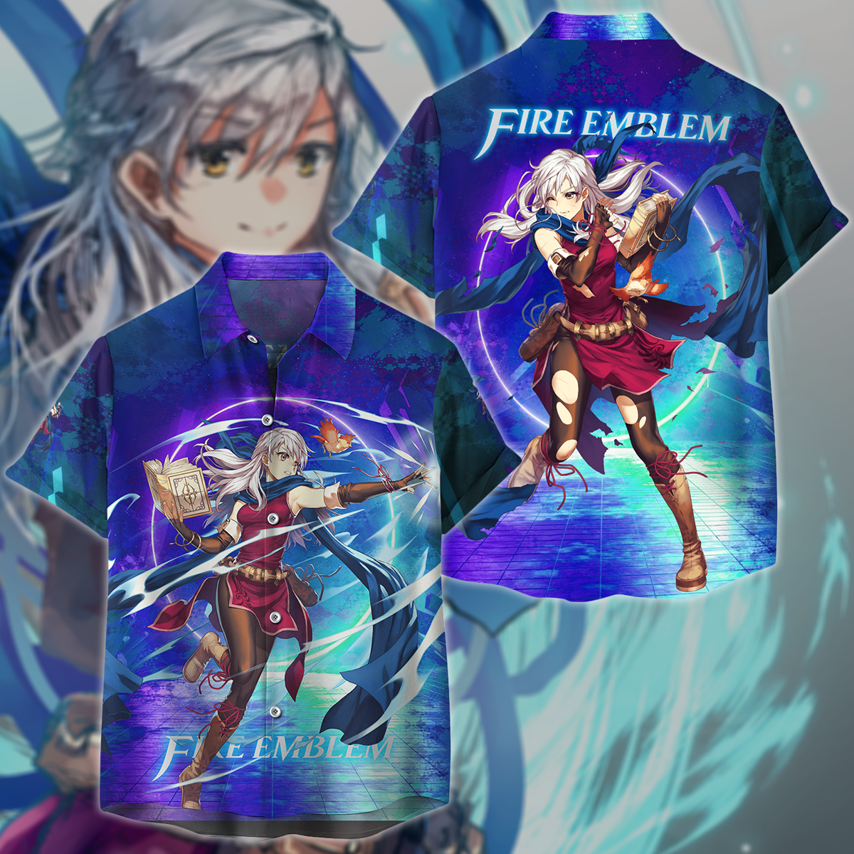 Fire Emblem Micaiah Video Game 3D All Over Print T-shirt Tank Top Zip Hoodie Pullover Hoodie Hawaiian Shirt Beach Shorts Jogger Hawaiian Shirt S