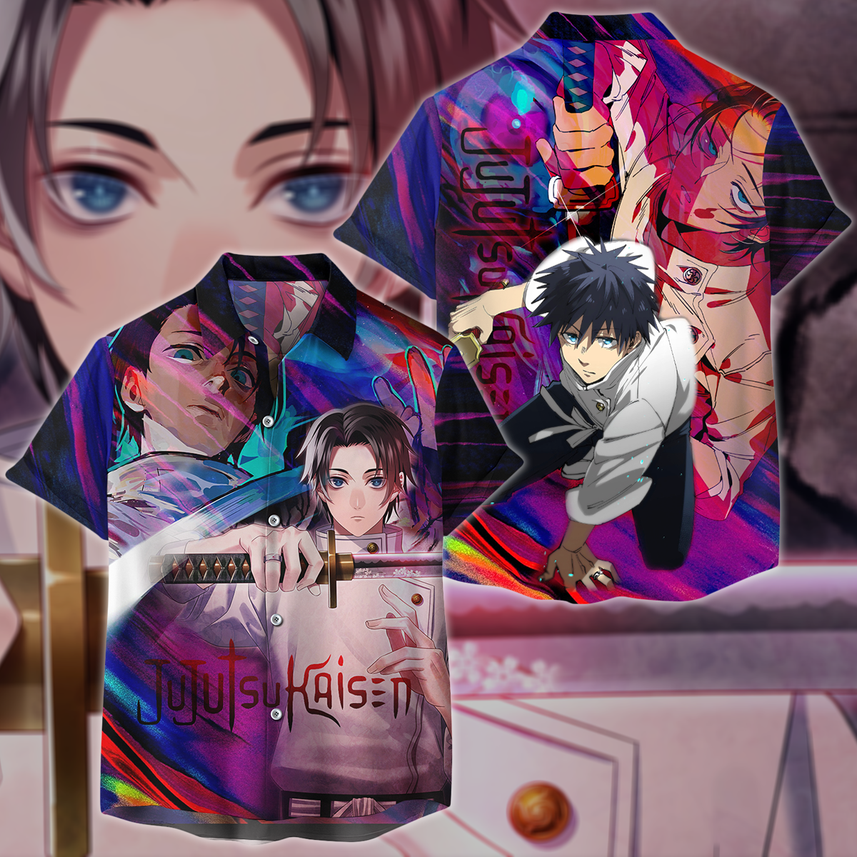Jujutsu Kaisen Yuta Okkotsu 3D All Over Print T-shirt Tank Top Zip Hoodie Pullover Hoodie Hawaiian Shirt Beach Shorts Jogger Hawaiian Shirt S