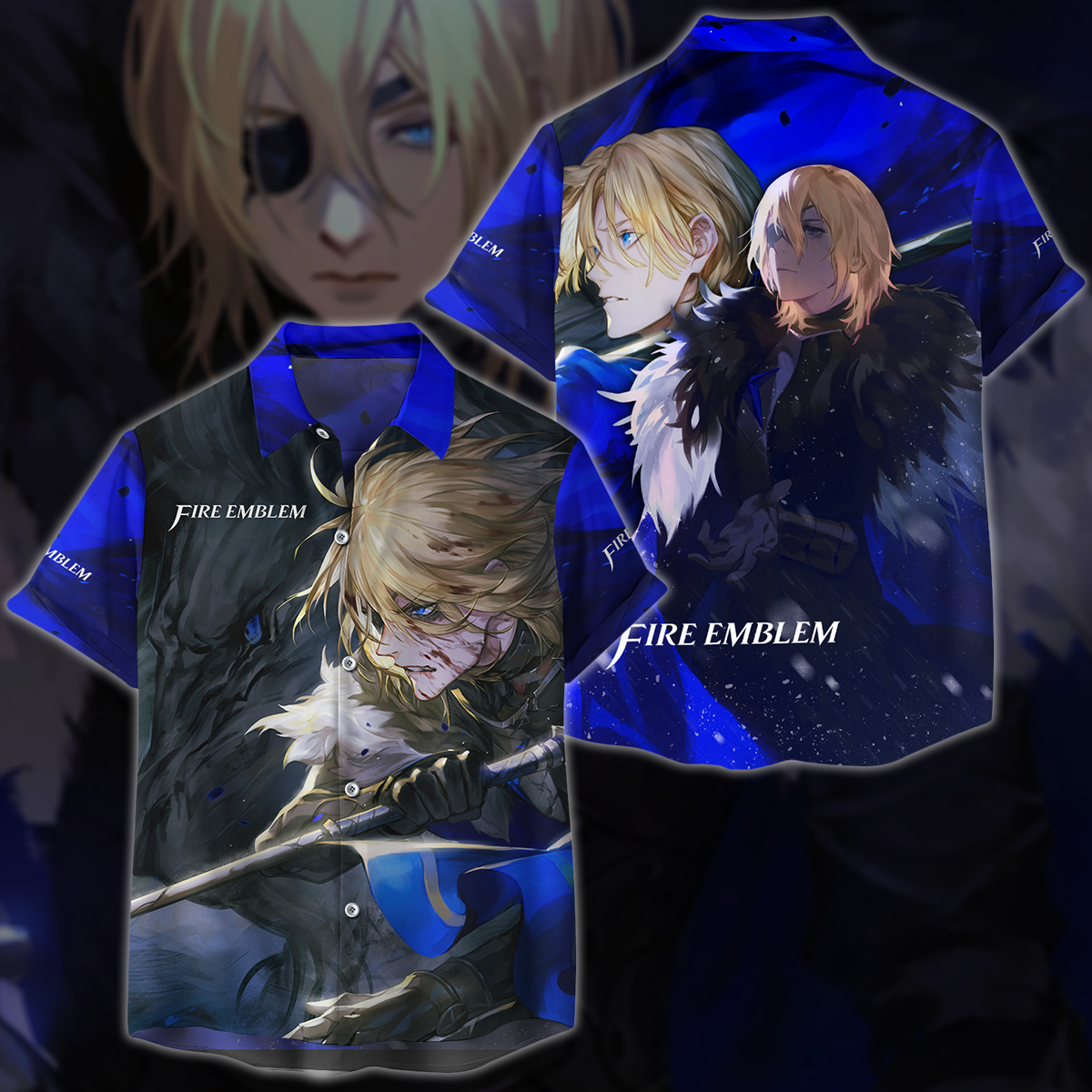 Fire Emblem Video Game 3D All Over Printed T-shirt Tank Top Zip Hoodie Pullover Hoodie Hawaiian Shirt Beach Shorts Jogger Hawaiian Shirt S