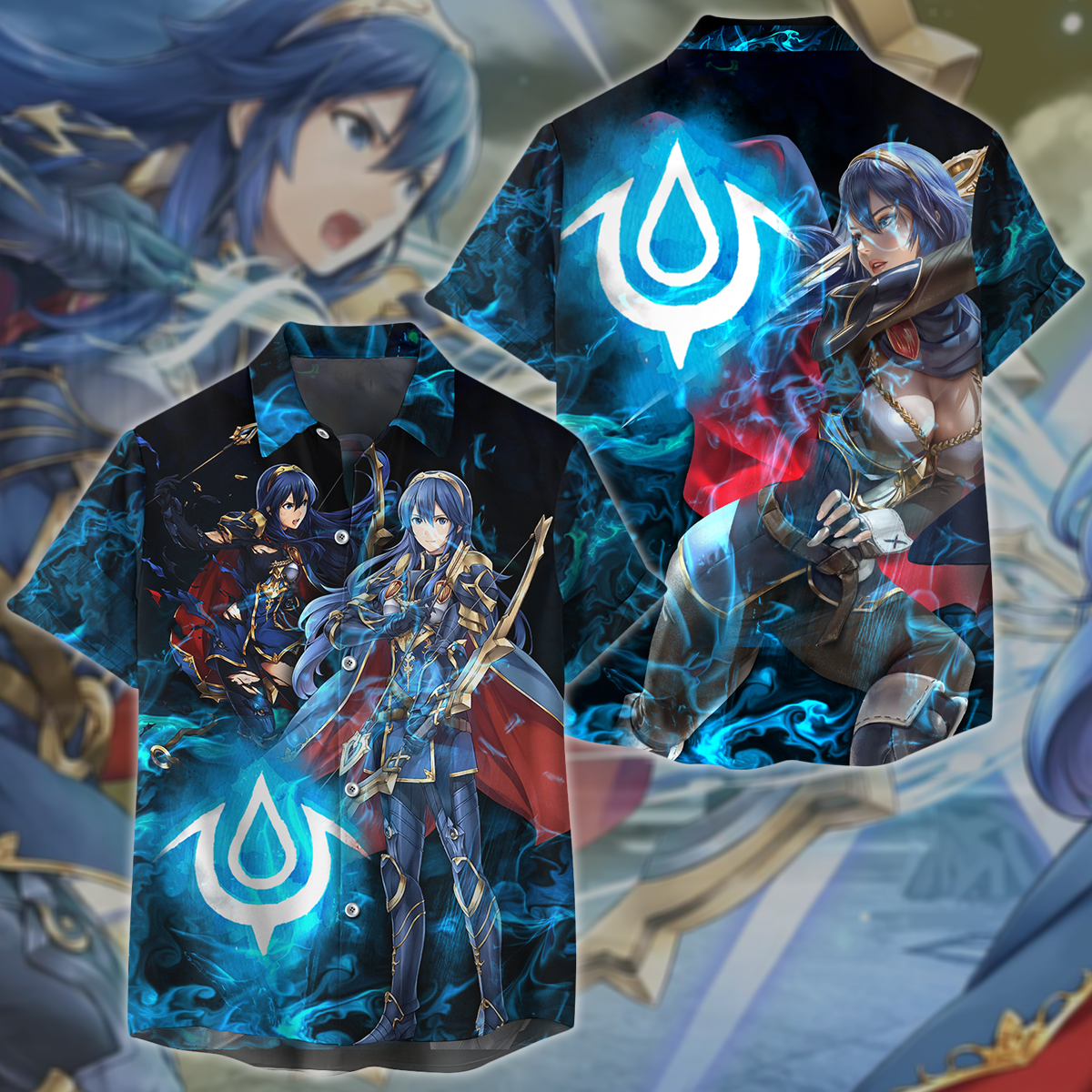 Fire Emblem Video Game 3D All Over Print T-shirt Tank Top Zip Hoodie Pullover Hoodie Hawaiian Shirt Beach Shorts Jogger Hawaiian Shirt S