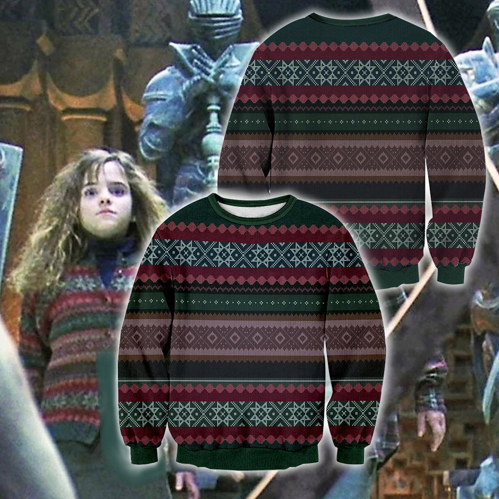 Harry Potter And The Philosopher's Stone Hermione Cosplay 3D Sweater S