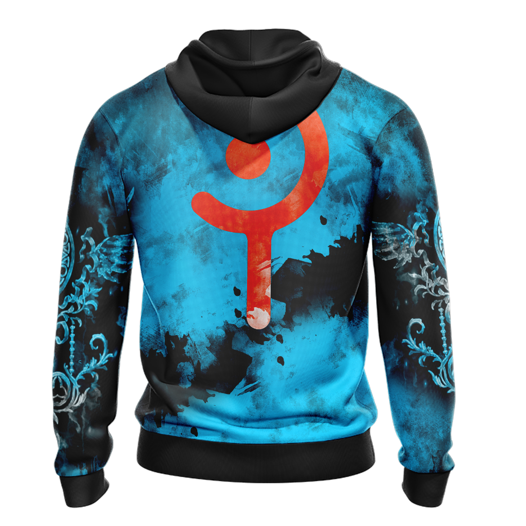Final Fantasy XIV - Neon Class Emblem Unisex 3D T-shirt