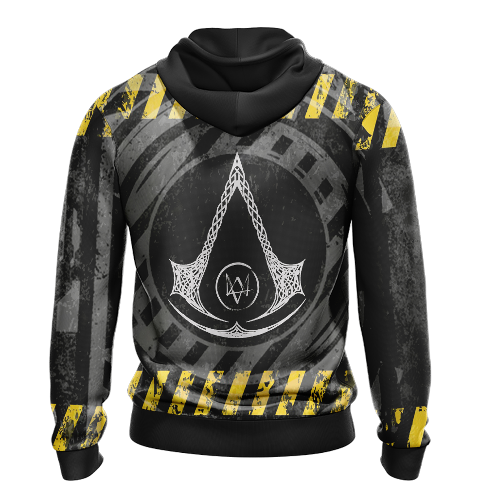 Assassin's Creed Watch Dogs Crossover Unisex 3D T-shirt