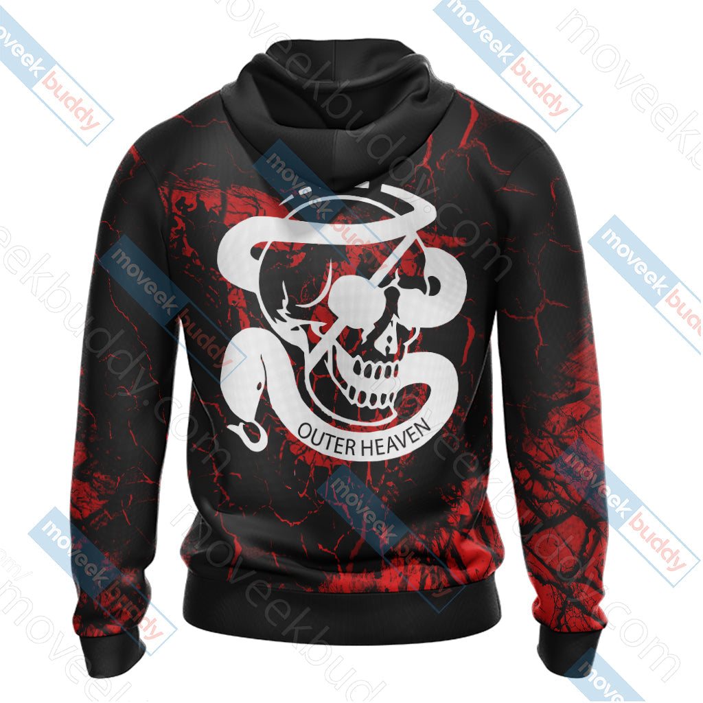 Metal Gear Solid - Outer Heaven Unisex 3D T-shirt