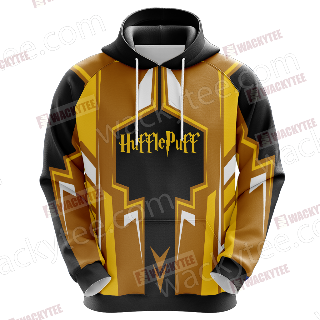 Harry Potter Hogwarts Castle - Hufflepuff House Wacky Style New Collection Unisex 3D T-shirt Hoodie S
