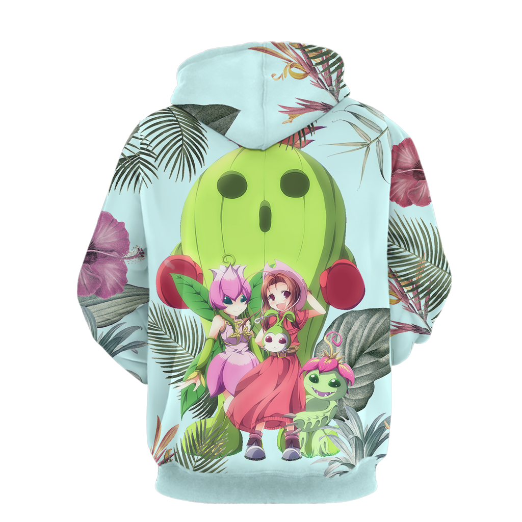 Digimon Palmon Evolution Line Unisex 3D T-shirt