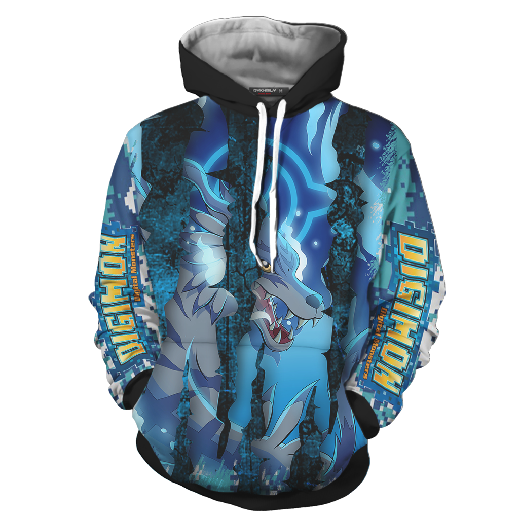 Digimon - Garurumon New Unisex 3D T-shirt