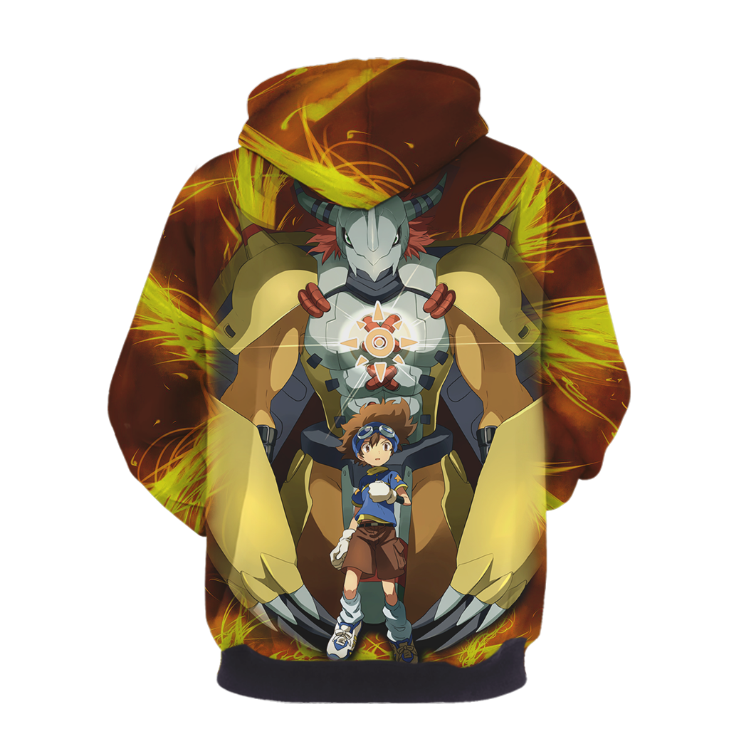 Digimon Greymon And Yagami Taichi 3D T-shirt
