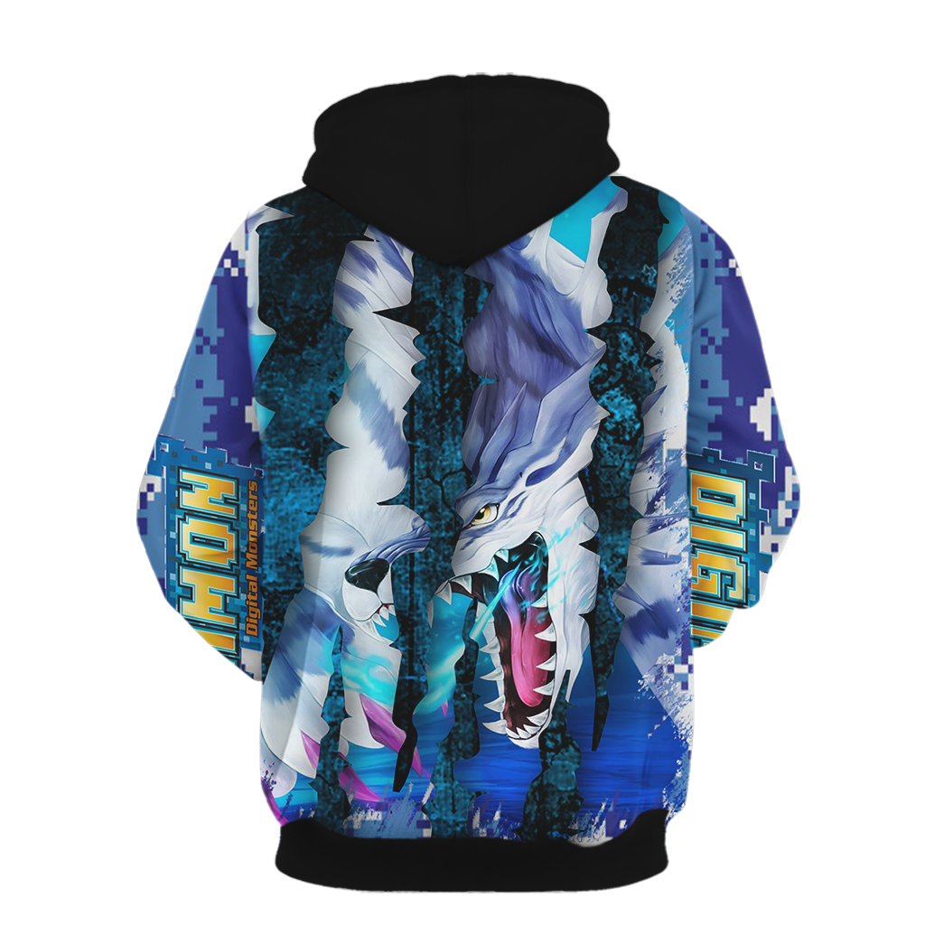 Digimon - Garurumon New Unisex 3D T-shirt