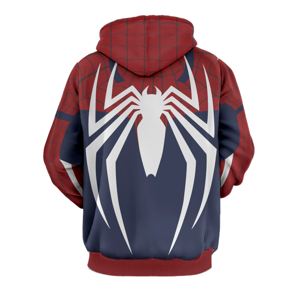 Spider-Man Cosplay PS4 Advanced Suit New Look 3D Hoodie
