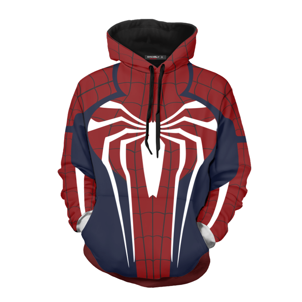 Spider-Man Cosplay PS4 Advanced Suit New Look 3D Hoodie
