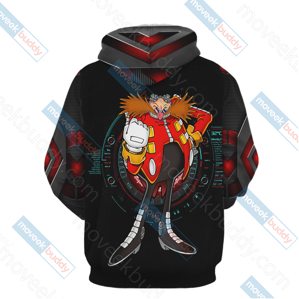 Dr.Eggman Sonic Unisex 3D T-shirt
