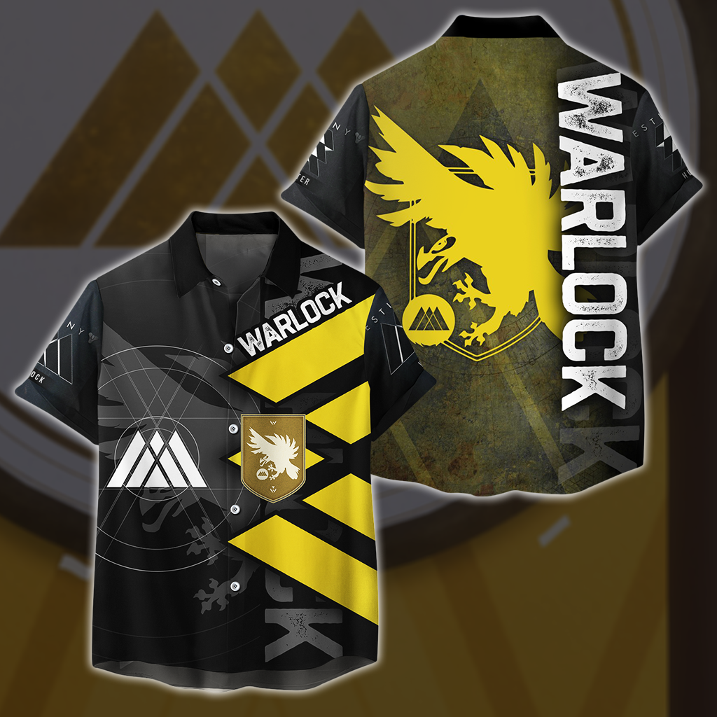 Destiny Warlock All Over Print T-shirt Tank Top Zip Hoodie Pullover Hoodie Hawaiian Shirt Hawaiian Shirt S