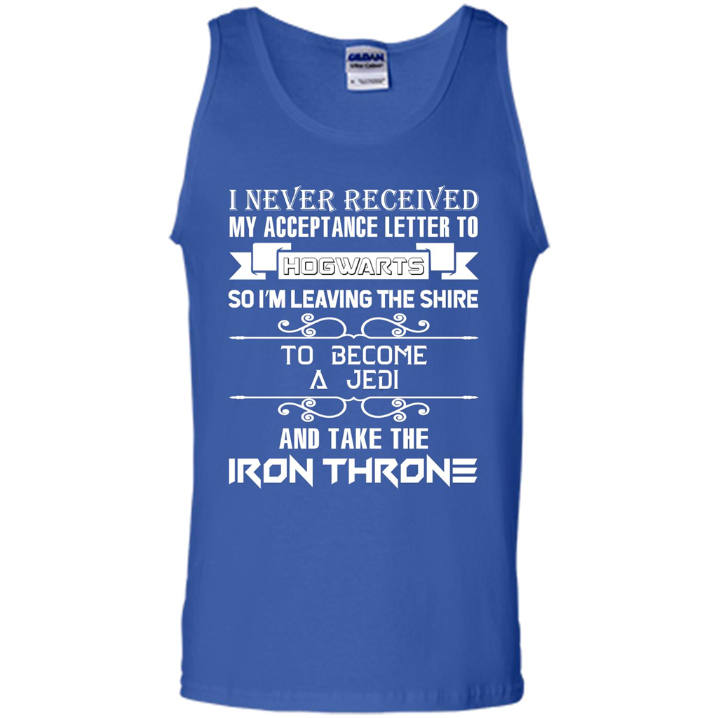 I Never Received My Acceptance Letter To Hogwarts T-shirt Royal S