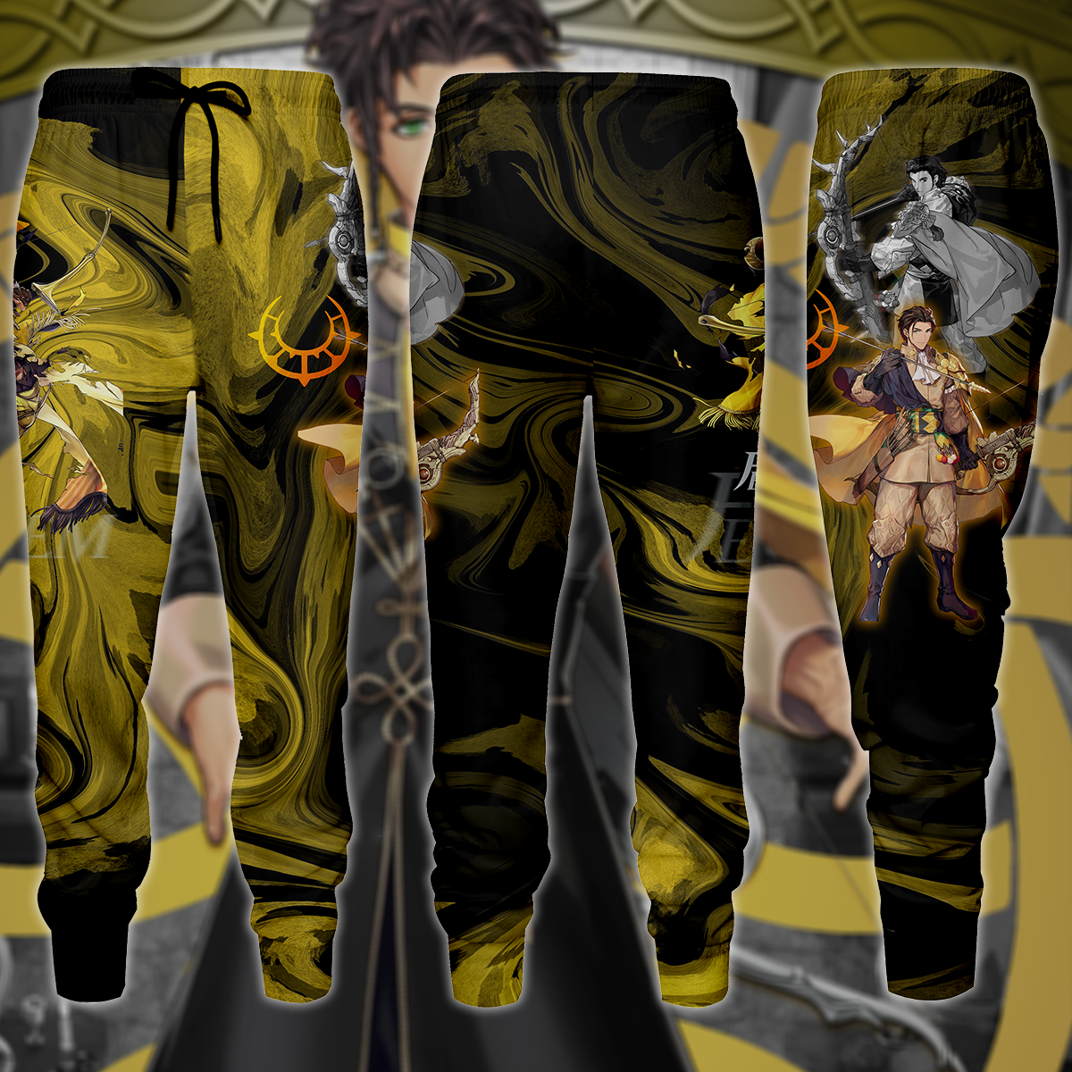Fire Emblem: Three Houses - Claude Video Game 3D All Over Print T-shirt Tank Top Zip Hoodie Pullover Hoodie Hawaiian Shirt Beach Shorts Jogger Joggers S