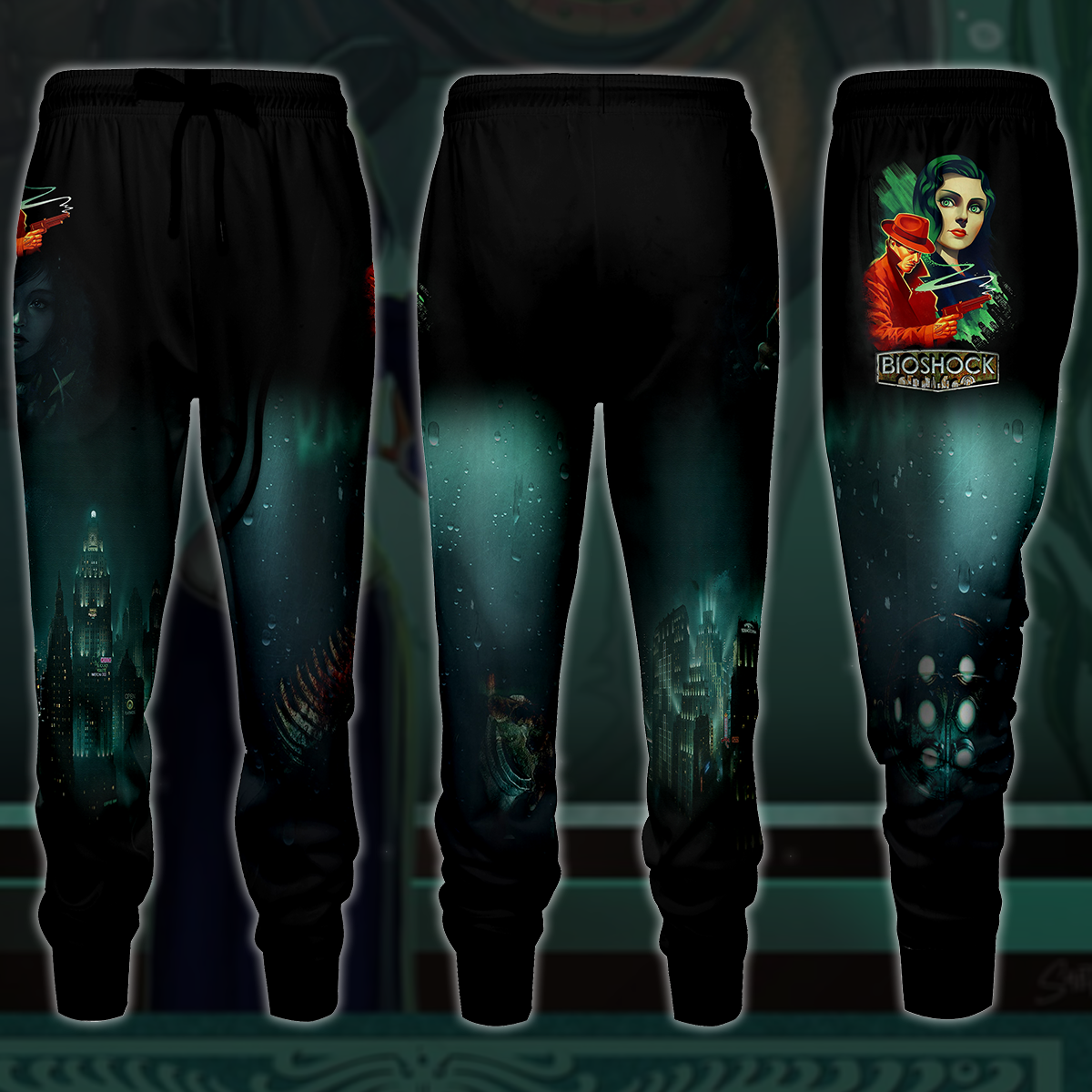BioShock Video Game 3D All Over Printed T-shirt Tank Top Zip Hoodie Pullover Hoodie Hawaiian Shirt Beach Shorts Jogger Joggers S