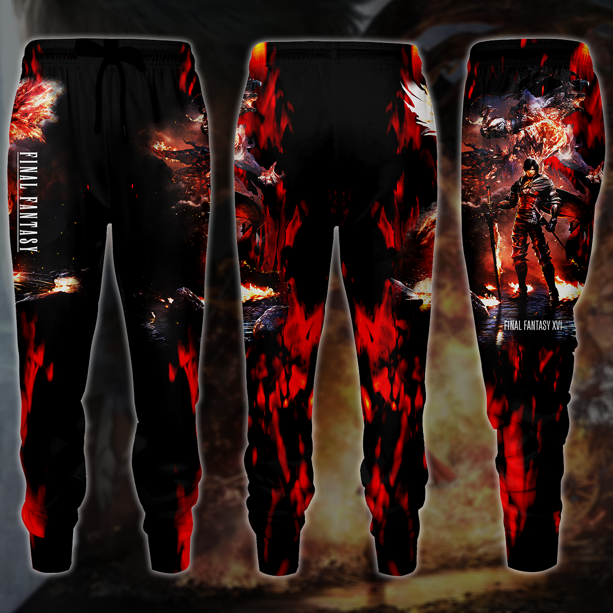 Final Fantasy XVI Video Game 3D All Over Printed T-shirt Tank Top Zip Hoodie Pullover Hoodie Hawaiian Shirt Beach Shorts Jogger Joggers S