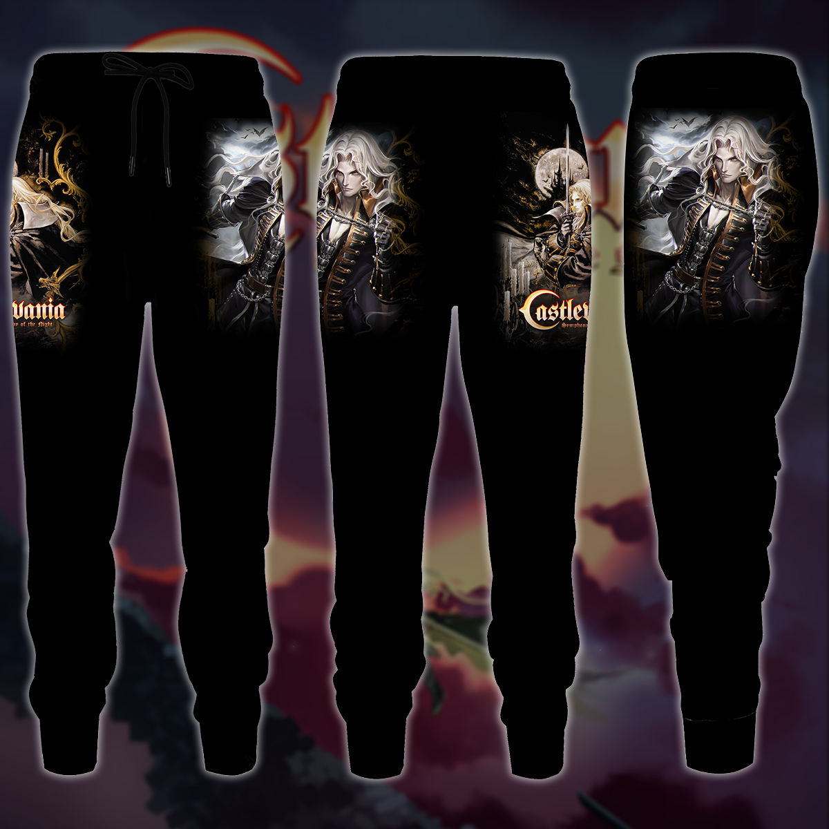 Castlevania: Symphony of the Night Video Game 3D All Over Printed T-shirt Tank Top Zip Hoodie Pullover Hoodie Hawaiian Shirt Beach Shorts Joggers Joggers S