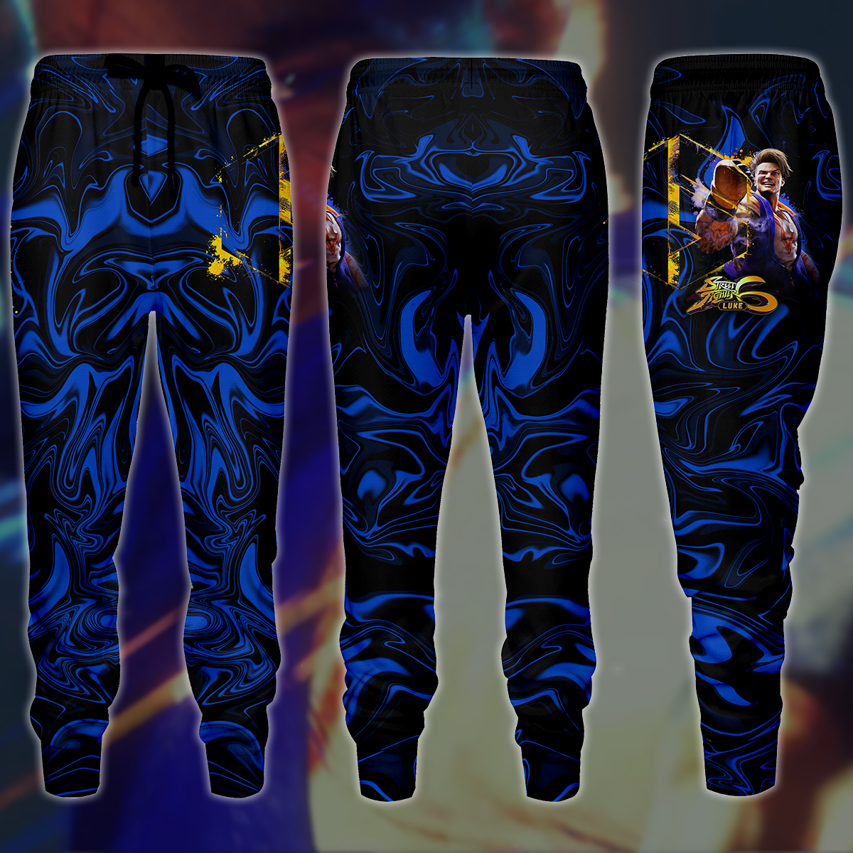 Street Fighter 6 Luke Video Game 3D All Over Printed T-shirt Tank Top Zip Hoodie Pullover Hoodie Hawaiian Shirt Beach Shorts Jogger Joggers S