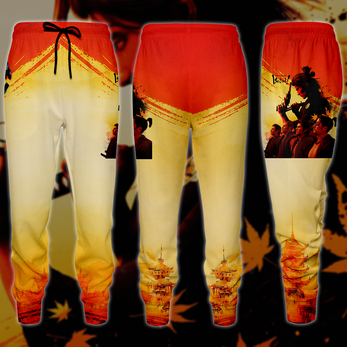Like a Dragon: Ishin! Video Game 3D All Over Printed T-shirt Tank Top Zip Hoodie Pullover Hoodie Hawaiian Shirt Beach Shorts Jogger Joggers S