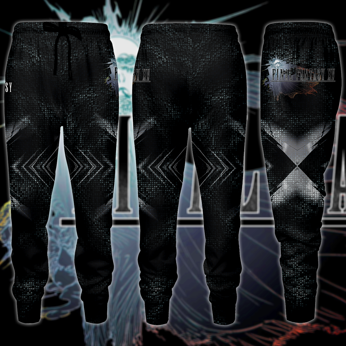 Final Fantasy XV Video Game 3D All Over Print T-shirt Tank Top Zip Hoodie Pullover Hoodie Hawaiian Shirt Beach Shorts Jogger Joggers S