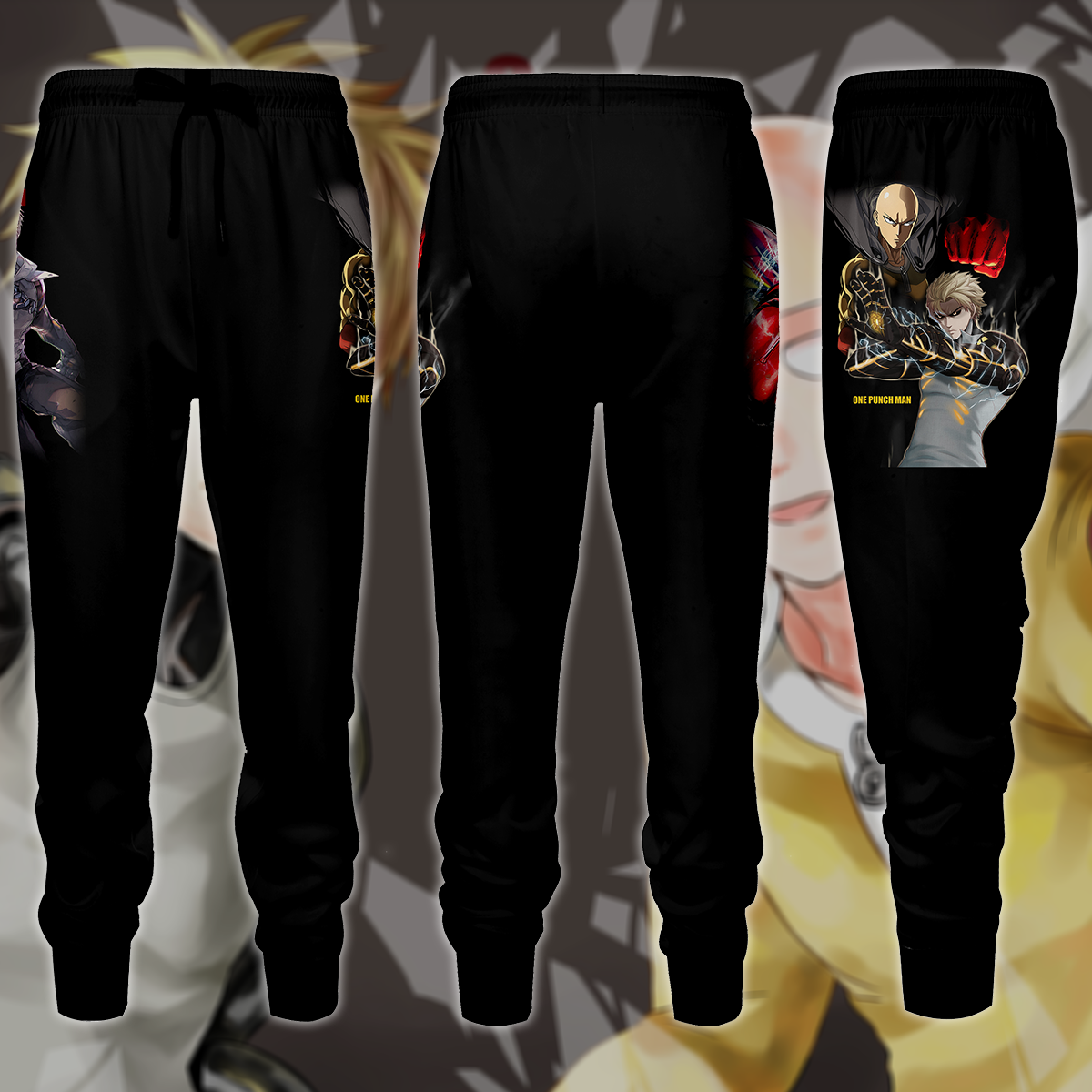 One Punch Man Saitama x Genos Anime Manga 3D All Over Print T-shirt Tank Top Zip Hoodie Pullover Hoodie Hawaiian Shirt Beach Shorts Jogger Joggers S