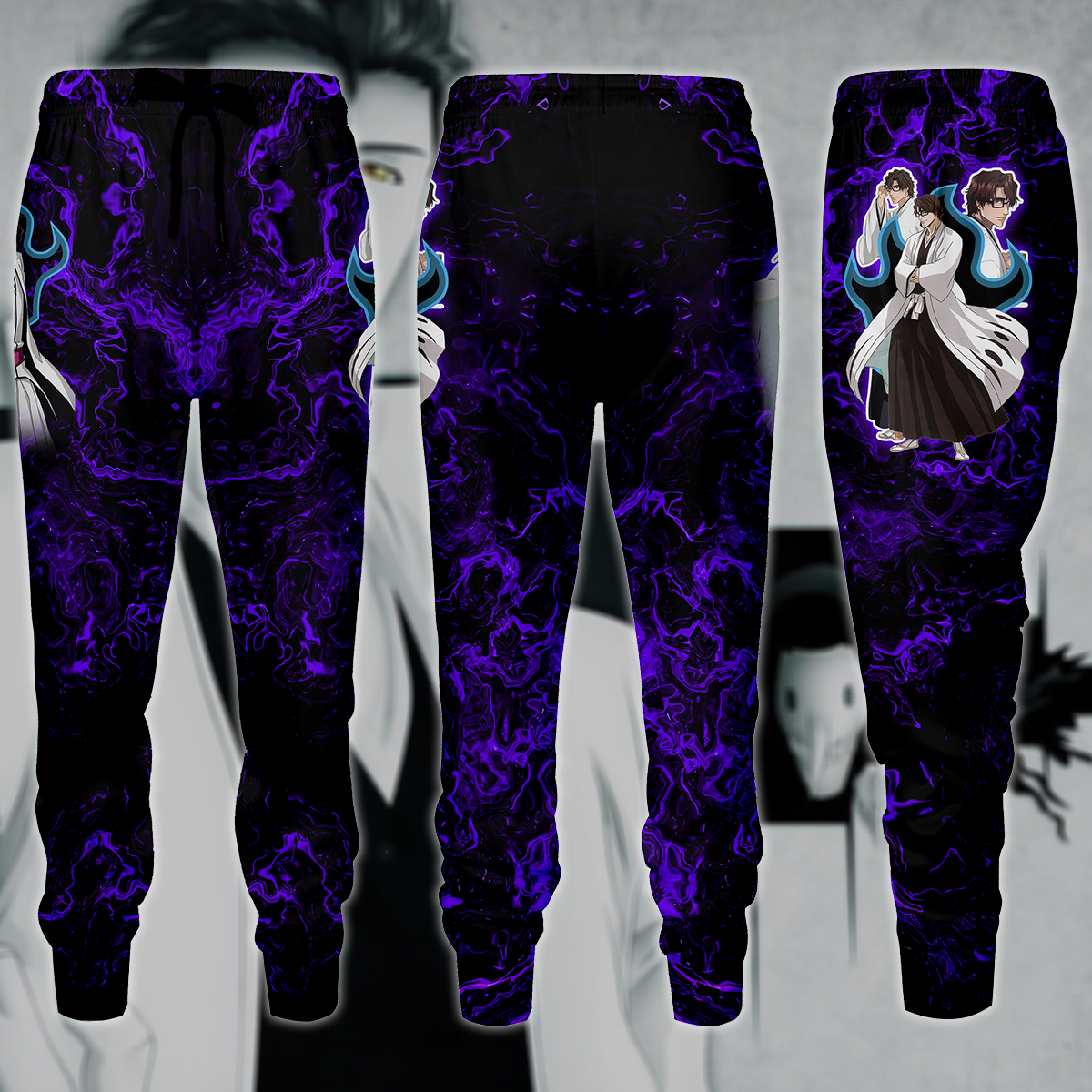 Bleach Sousuke Aizen Anime Manga 3D All Over Print T-shirt Tank Top Zip Hoodie Pullover Hoodie Hawaiian Shirt Beach Shorts Jogger Joggers S