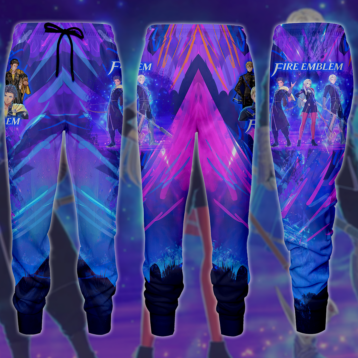 Fire Emblem Video Game 3D All Over Printed T-shirt Tank Top Zip Hoodie Pullover Hoodie Hawaiian Shirt Beach Shorts Jogger Joggers S