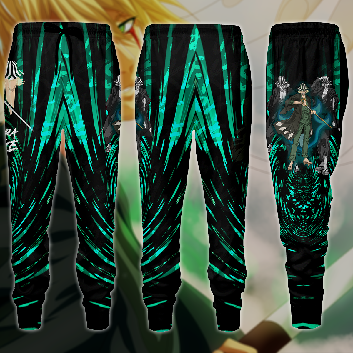 Bleach Kisuke Urahara Anime Manga 3D All Over Print T-shirt Tank Top Zip Hoodie Pullover Hoodie Hawaiian Shirt Beach Shorts Jogger Joggers S