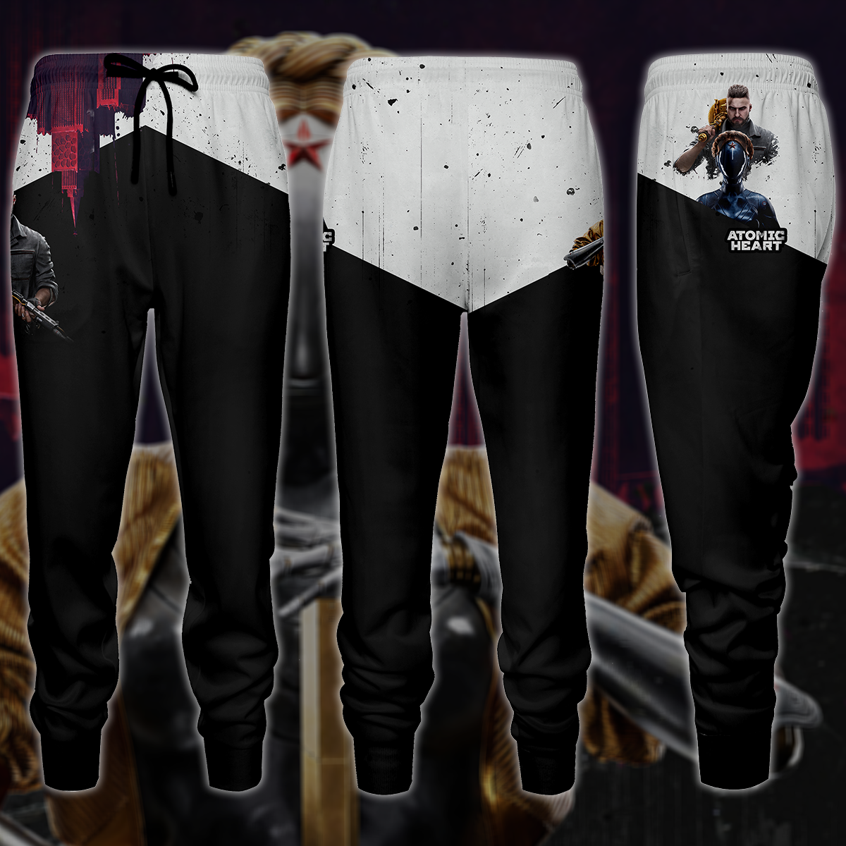 Atomic Heart Video Game 3D All Over Printed T-shirt Tank Top Zip Hoodie Pullover Hoodie Hawaiian Shirt Beach Shorts Jogger Joggers S