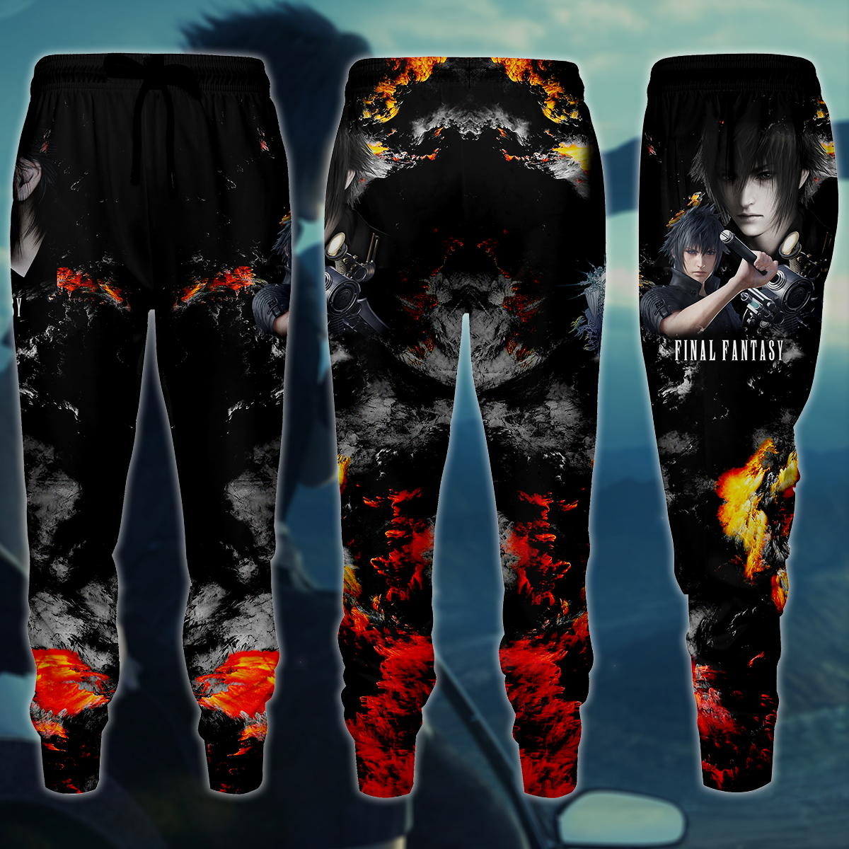 Final Fantasy XV Noctis Video Game 3D All Over Print T-shirt Tank Top Zip Hoodie Pullover Hoodie Hawaiian Shirt Beach Shorts Jogger Joggers S
