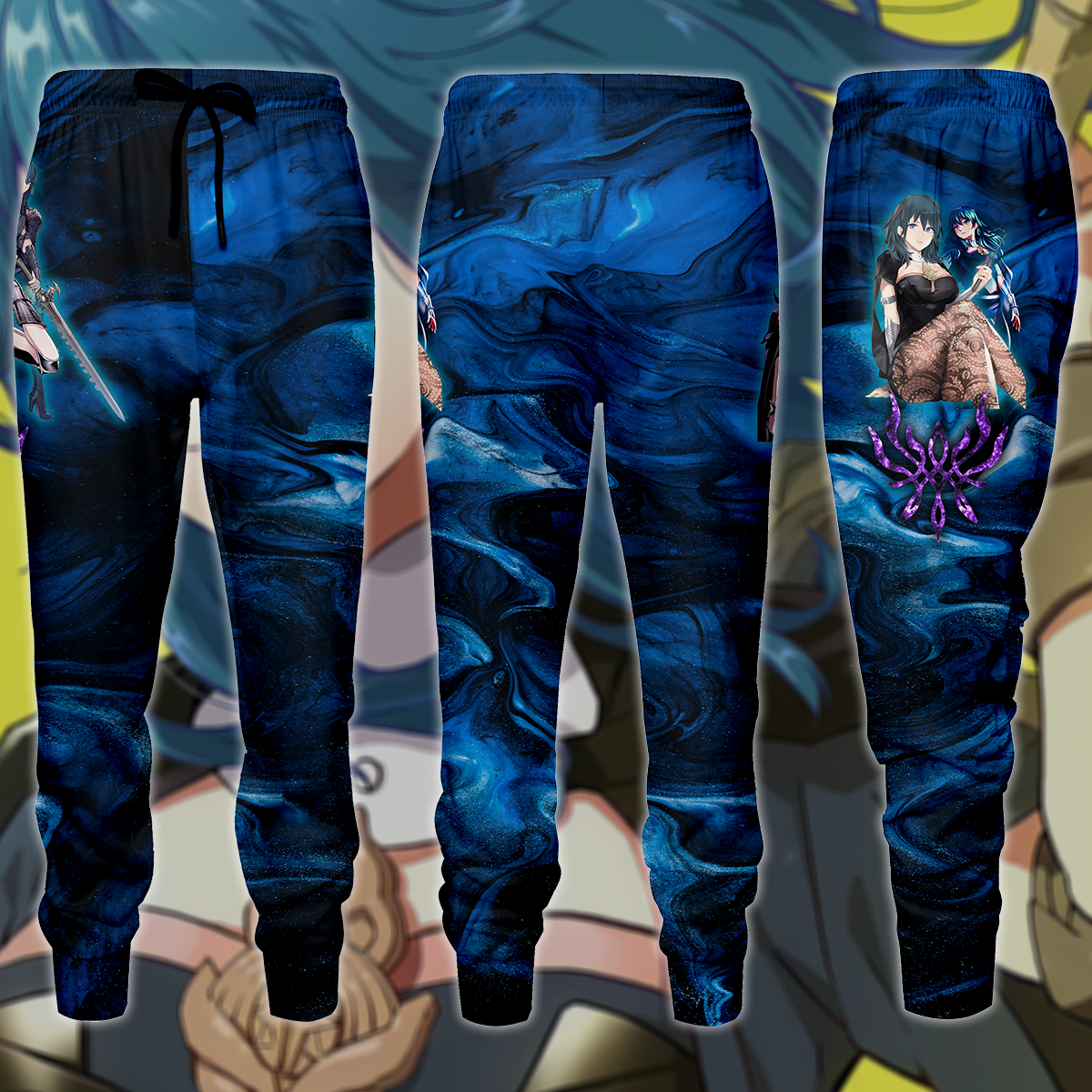 Fire Emblem Byleth Video Game 3D All Over Print T-shirt Tank Top Zip Hoodie Pullover Hoodie Hawaiian Shirt Beach Shorts Jogger Joggers S