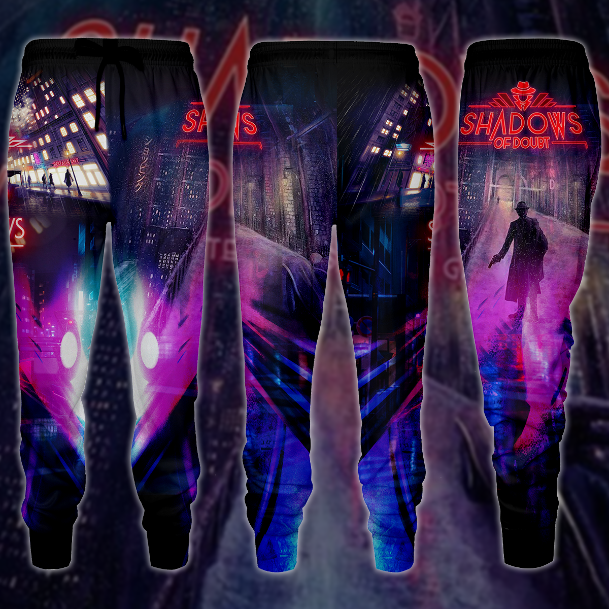 Shadows of Doubt Video Game 3D All Over Printed T-shirt Tank Top Zip Hoodie Pullover Hoodie Hawaiian Shirt Beach Shorts Jogger Joggers S