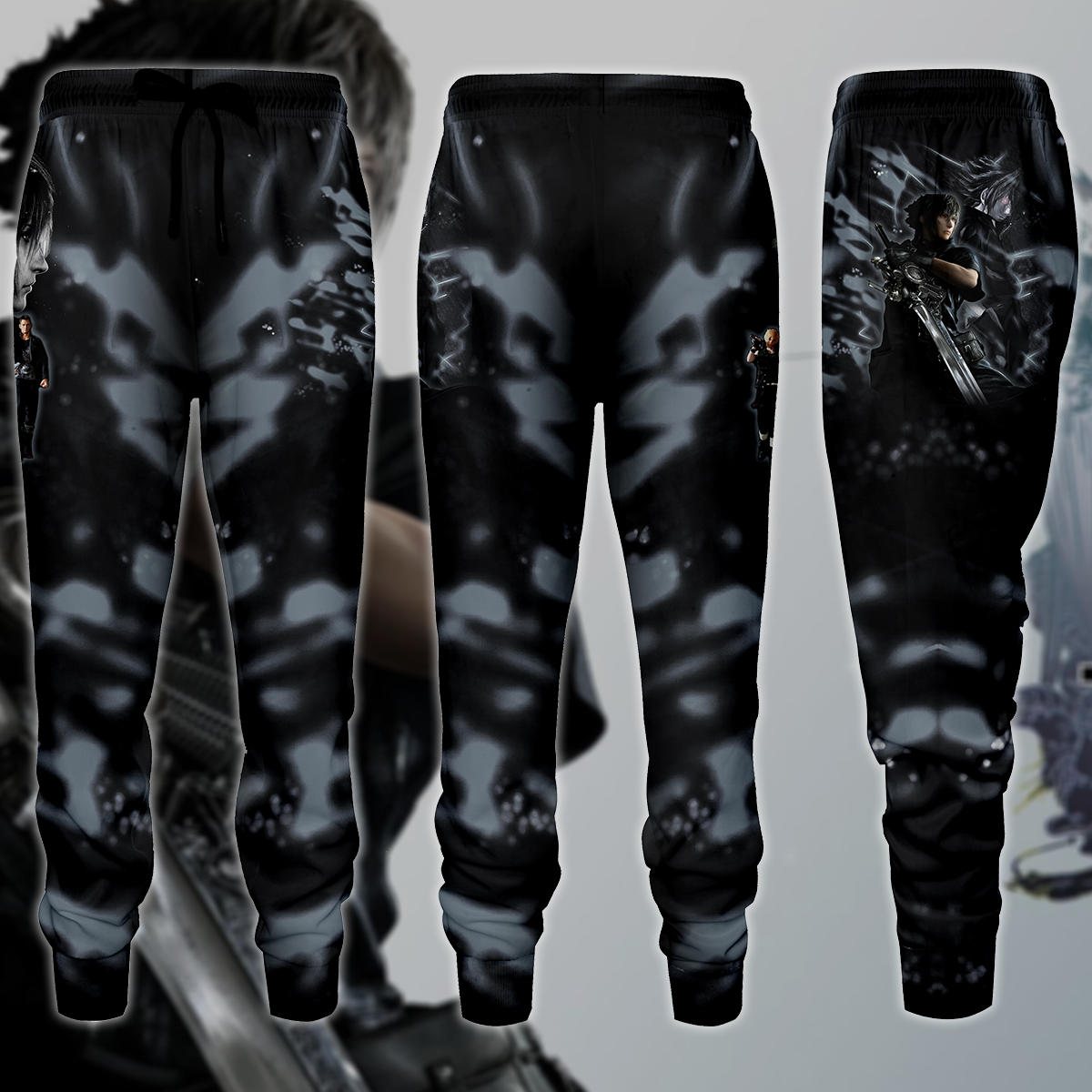 Final Fantasy XV Video Game 3D All Over Print T-shirt Tank Top Zip Hoodie Pullover Hoodie Hawaiian Shirt Beach Shorts Jogger Joggers S