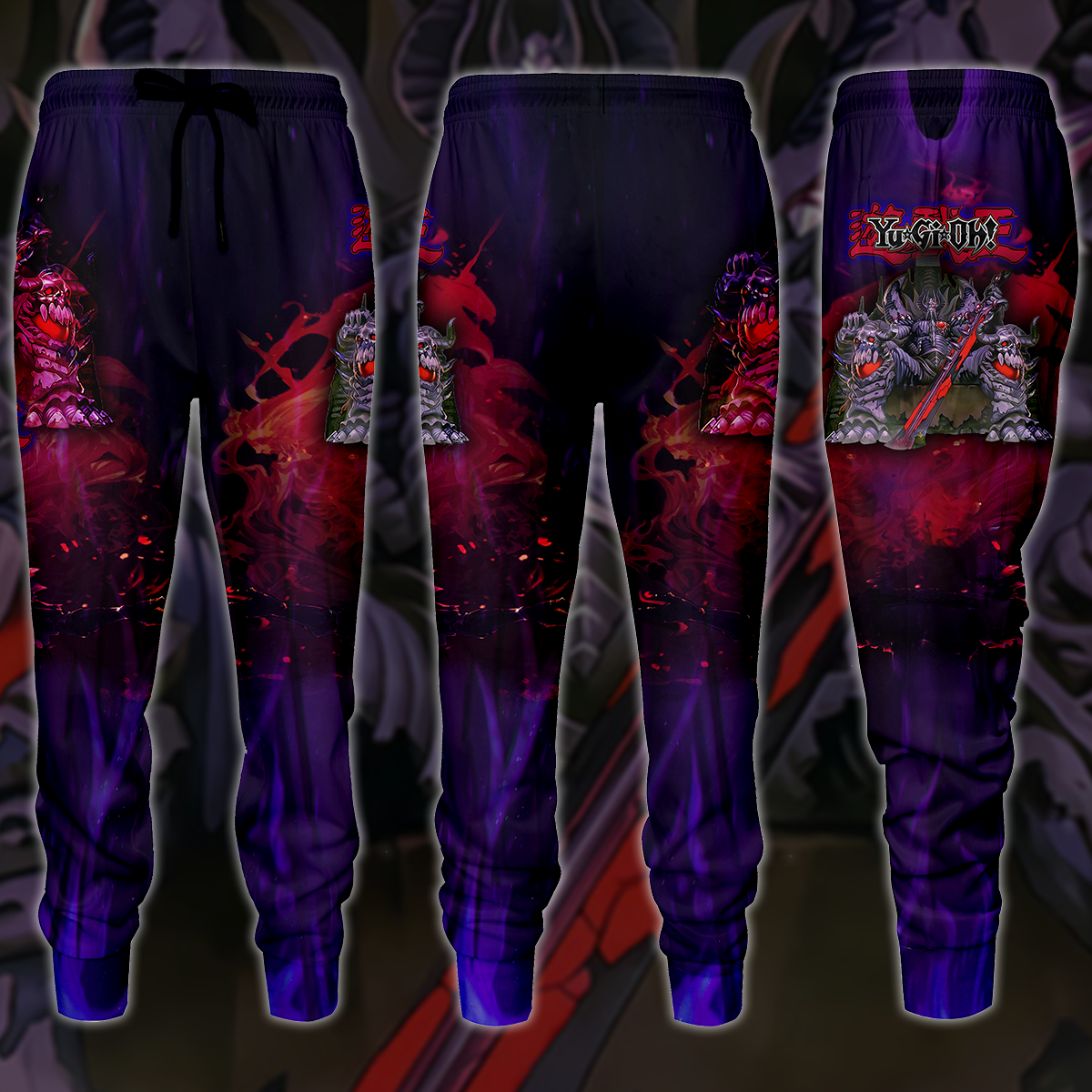 Yu-Gi-Oh! Archfiend Emperor Video Game 3D All Over Print T-shirt Tank Top Zip Hoodie Pullover Hoodie Hawaiian Shirt Beach Shorts Jogger Joggers S