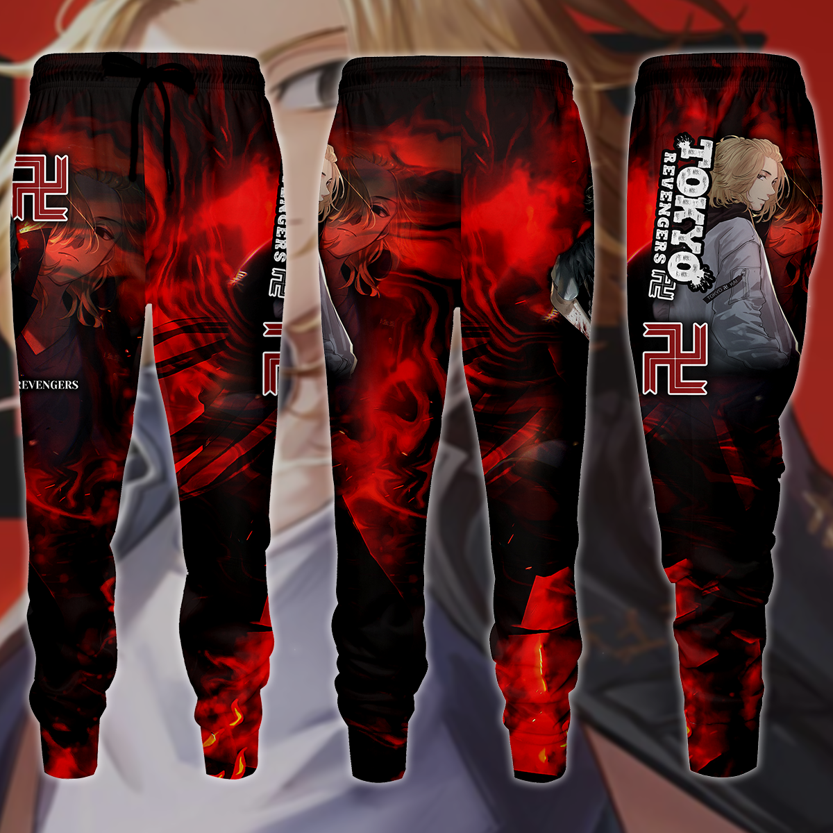Tokyo Revengers 3D All Over Print T-shirt Tank Top Zip Hoodie Pullover Hoodie Hawaiian Shirt Beach Shorts Jogger Joggers S