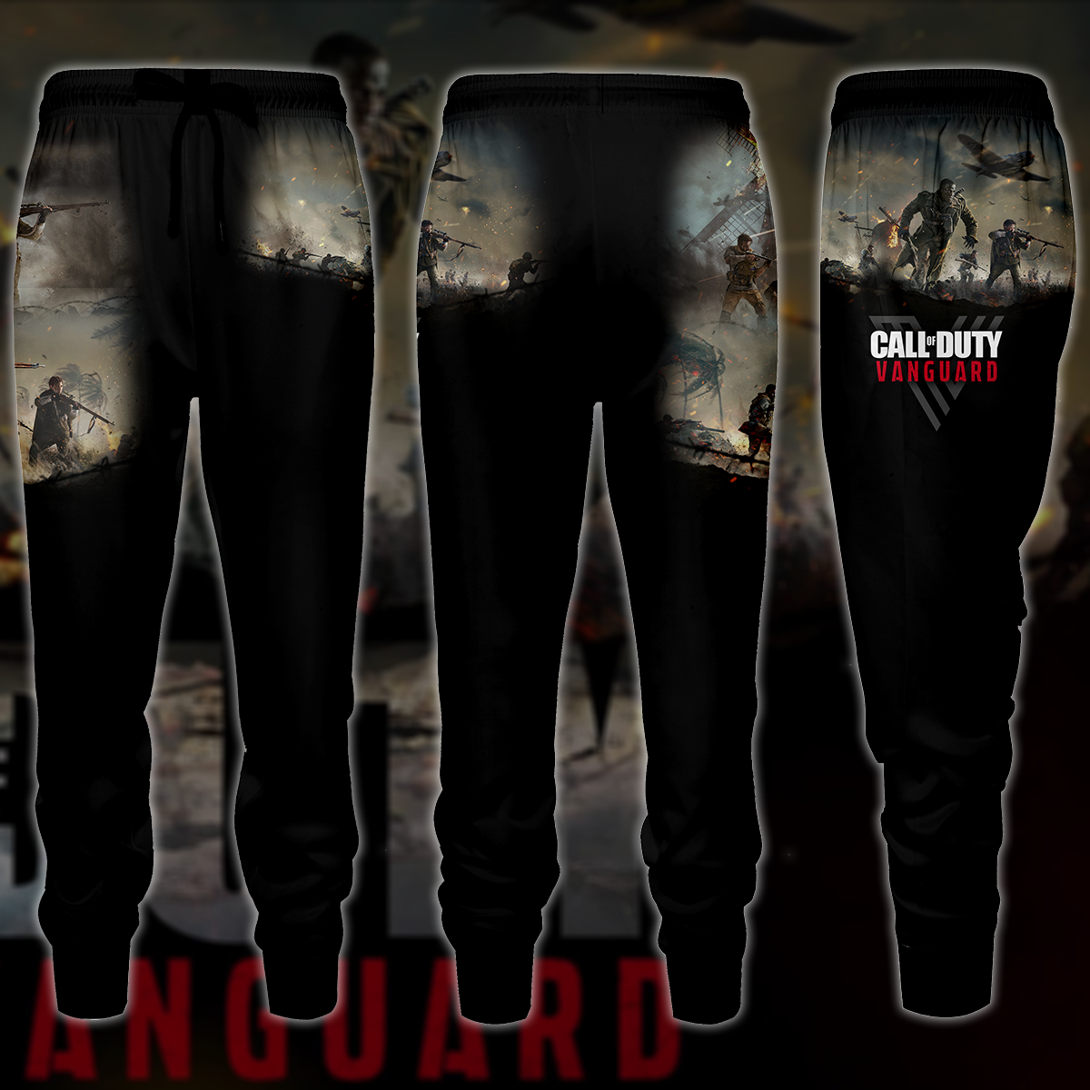 Call of Duty: Vanguard Video Game 3D All Over Print T-shirt Tank Top Zip Hoodie Pullover Hoodie Hawaiian Shirt Beach Shorts Jogger Joggers S