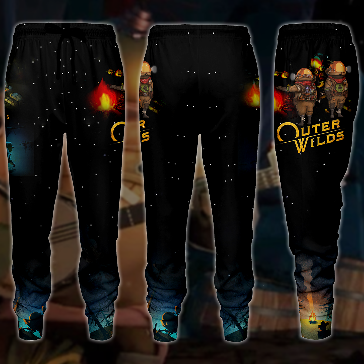 Outer Wilds Video Game 3D All Over Printed T-shirt Tank Top Zip Hoodie Pullover Hoodie Hawaiian Shirt Beach Shorts Jogger Joggers S