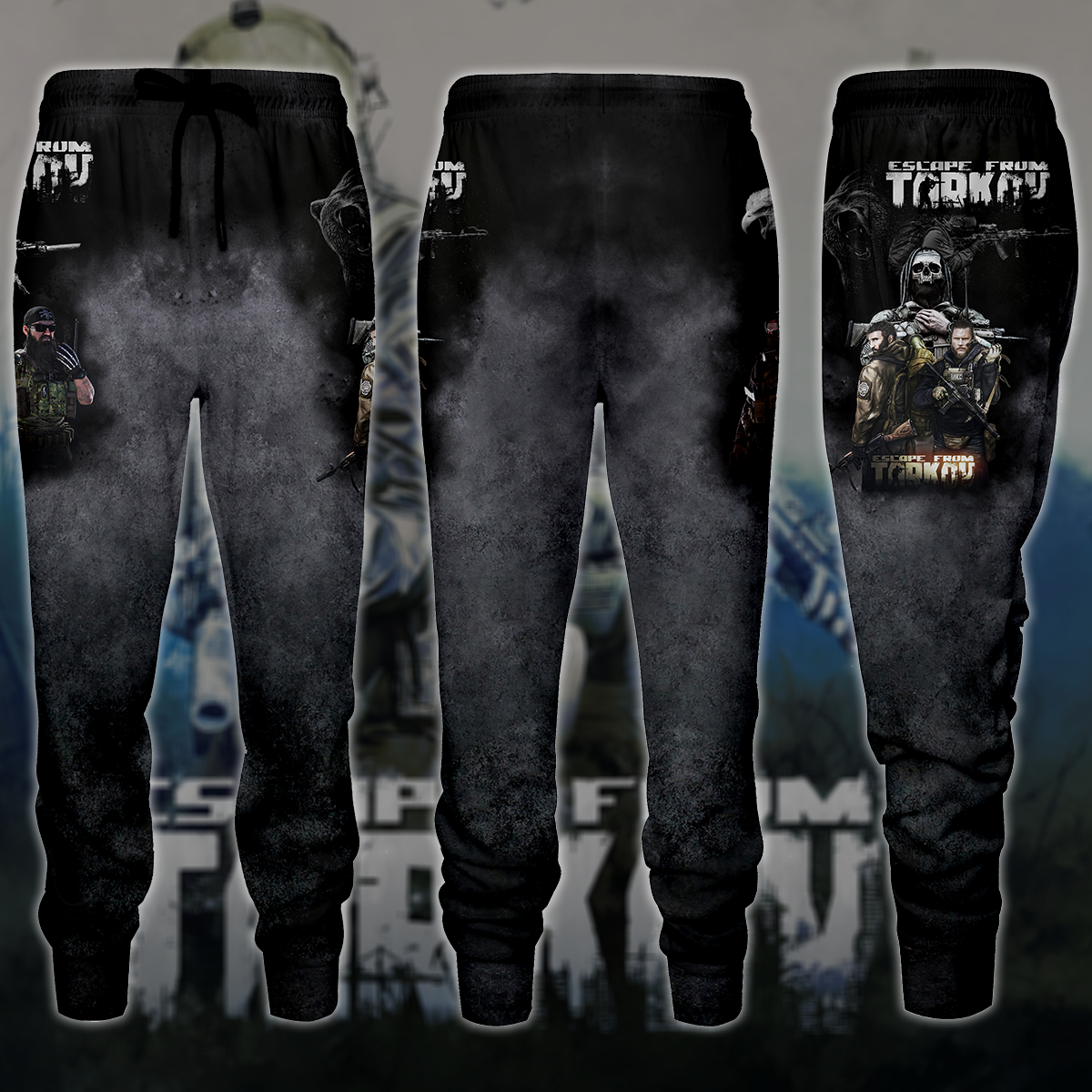 Escape From Tarkov Video Game 3D All Over Printed T-shirt Tank Top Zip Hoodie Pullover Hoodie Hawaiian Shirt Beach Shorts Jogger Joggers S