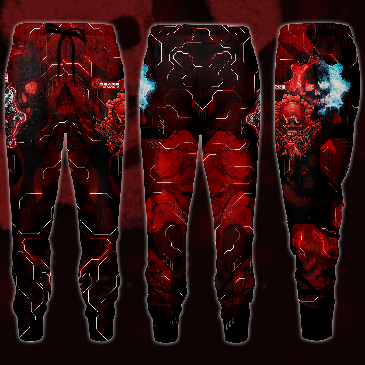 Gears of War Video Game 3D All Over Printed T-shirt Tank Top Zip Hoodie Pullover Hoodie Hawaiian Shirt Beach Shorts Jogger Joggers S