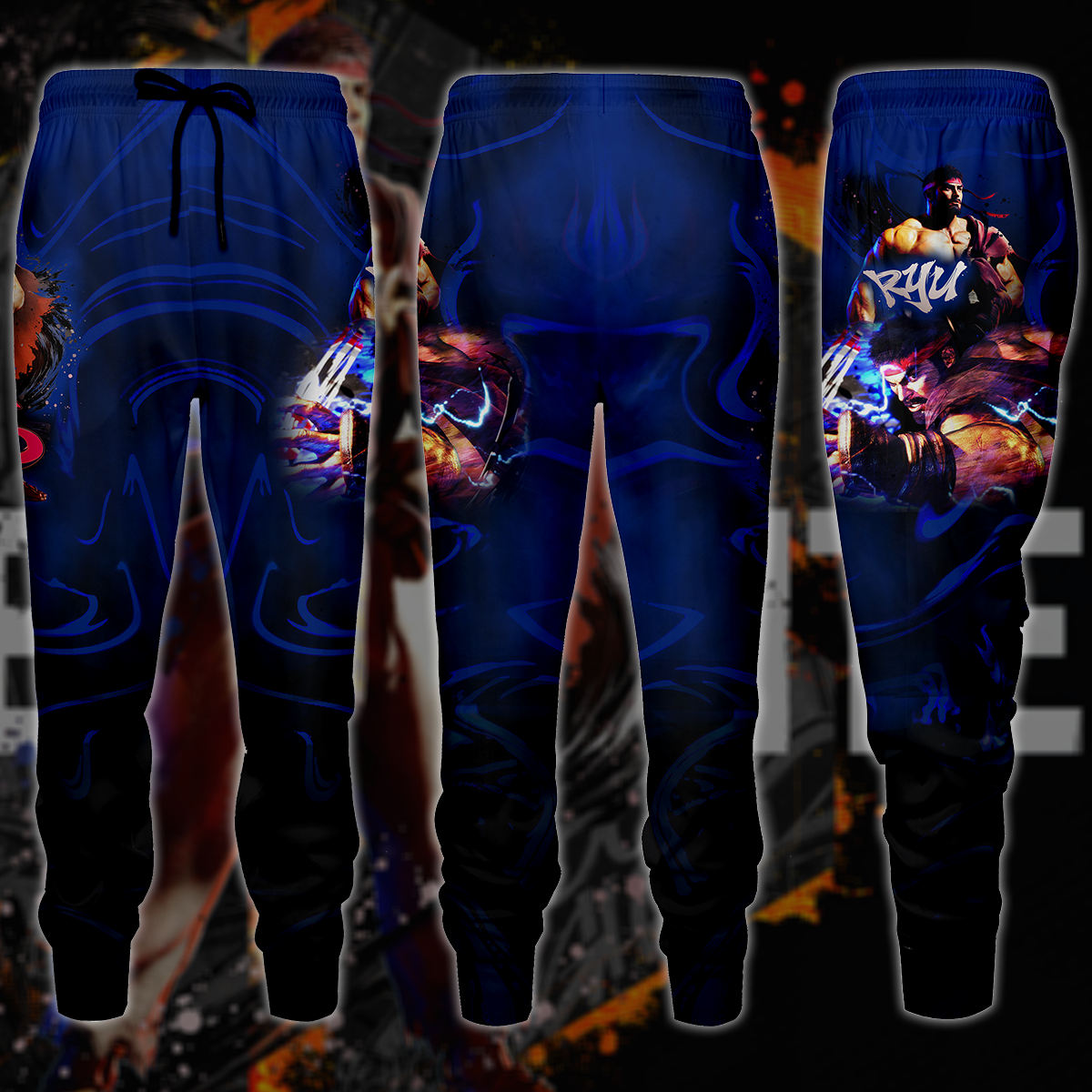 Street Fighter 6 Ryu Video Game 3D All Over Printed T-shirt Tank Top Zip Hoodie Pullover Hoodie Hawaiian Shirt Beach Shorts Jogger Joggers S