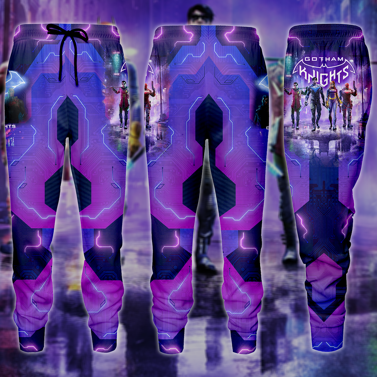 Gotham Knights 2022 Video Game 3D All Over Print T-shirt Tank Top Zip Hoodie Pullover Hoodie Hawaiian Shirt Beach Shorts Jogger Joggers S