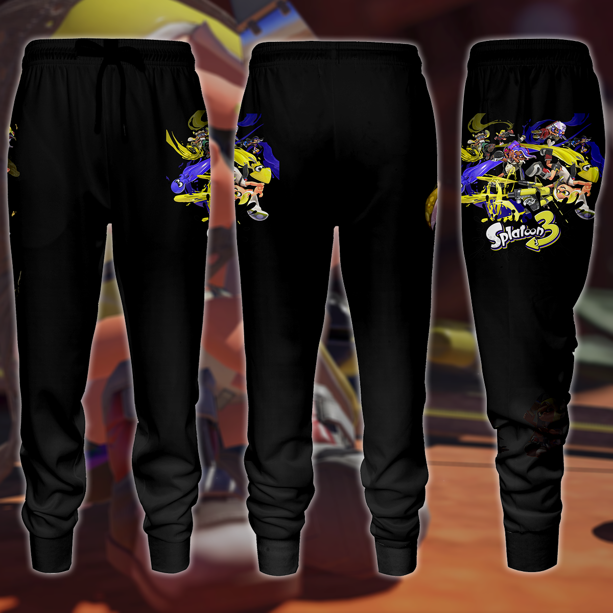 Splatoon 3 Video Game 3D All Over Print T-shirt Tank Top Zip Hoodie Pullover Hoodie Hawaiian Shirt Beach Shorts Jogger Joggers S