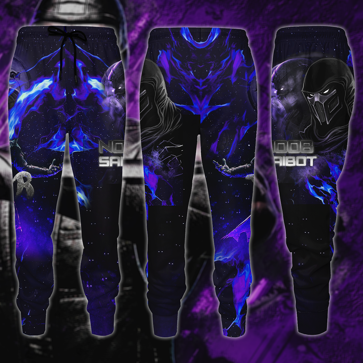 Mortal Kombat: Noob Saibot 3D All Over Print T-shirt Tank Top Zip Hoodie Pullover Hoodie Hawaiian Shirt Beach Shorts Jogger Joggers S